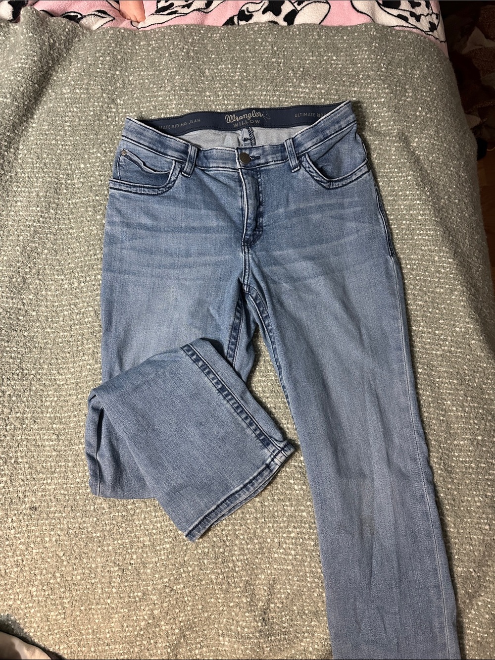 Wrangler Women's Light Blue Straight Leg Jeans